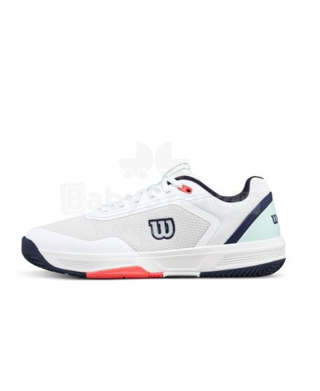 WILSON TENNISE KINGAD MEESTELE COURTGLIDE Valge / Lahe / Tulekahju Korall