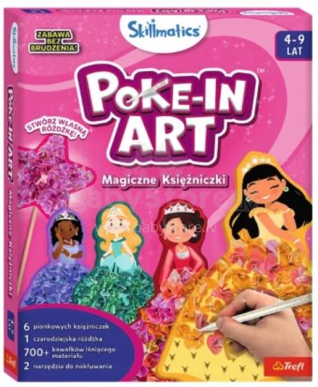 TREFL 62611 Skillmatics Poke-In Art Maagilised Printsessid