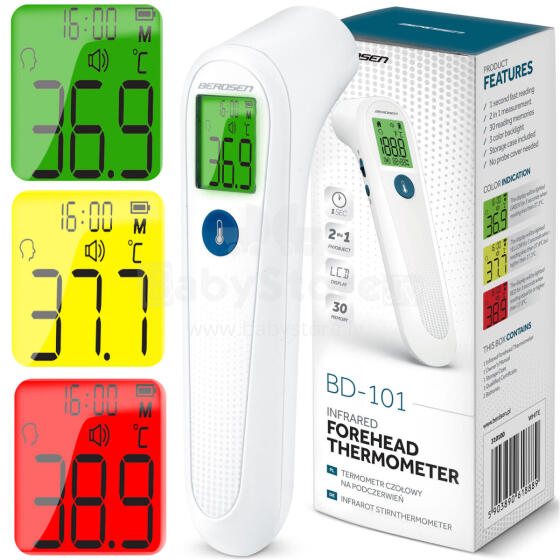 Käesolev infrapuna termomeeter BD-101 Berdsen