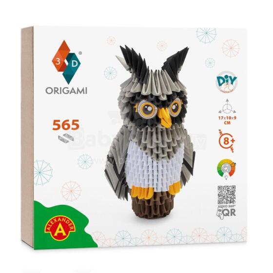Alexander Origami 3D Art.283281 Origami 3D konstruktor - Öökull