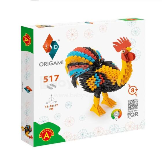 Alexander Origami 3D Art.283345 Origami 3D konstruktor - Kukk