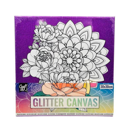 Glitter Canves - 13203 - GRAFIX - LILLED