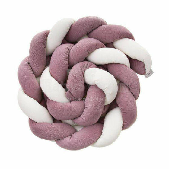 Bumper - BRAID - P02-0553 - VELVET - TUMEA ROOSA (lilla) / ECRU - suurus 230 cm