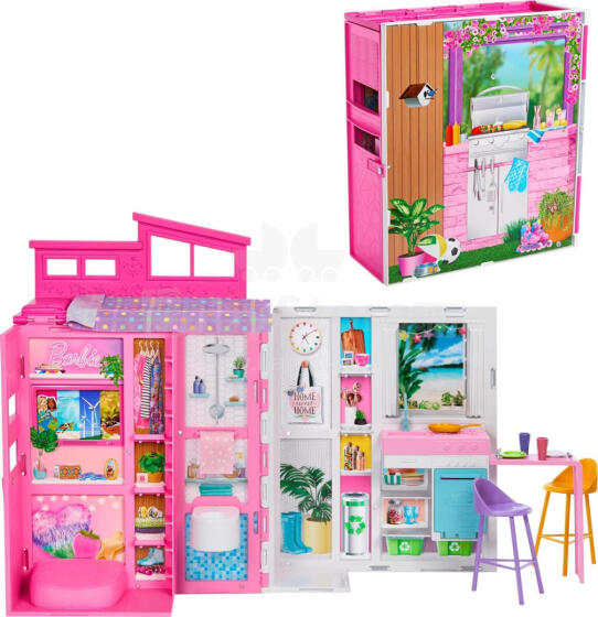 Nukk - 55357 - BARBIE - PÜHAPÄEVA MAJA + NUKK