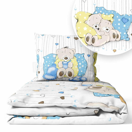 Kattekomplekt - 2 tk - 135x100, 40x60 - RYSOWANKA - SININE
