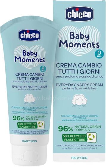 Chicco Baby Moments Diaper Cream Sensitive Skin Art.285147  Mähkmelööbe vastane kreem mähkmetele, 100 ml