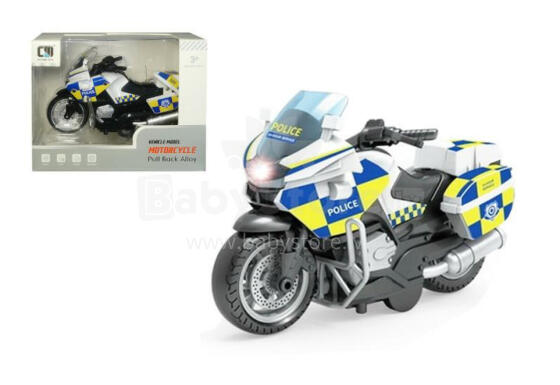 POLICE MOTORCYCLE WITH LIGHTS