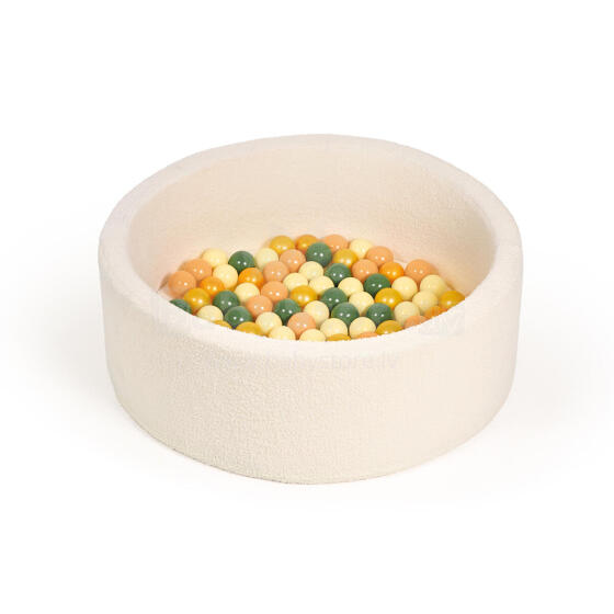 LUDI Round Ball Pool, White