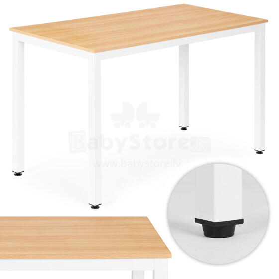 Köögilaud 4-5 inimesele, arvutilaud 120x60 cm, hele tamm, ModernHome