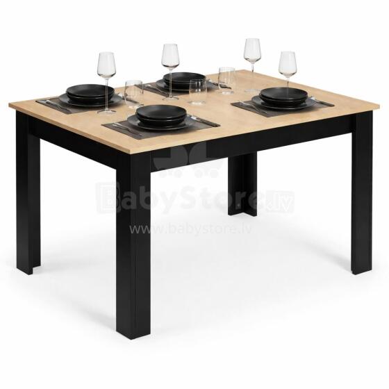 Köögilaud neljale inimesele 120x80 cm Sonoma tamme ModernHome
