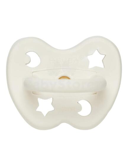 Hevea Stars Moon  Art.210161  Milky White  Natural Rubber Pacifier