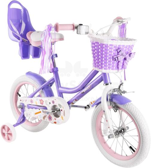 Rully Kids Bike Wheels Collas 12'  Art.286668 Violet  Laste kaherattaline jalgratas lisaratastega