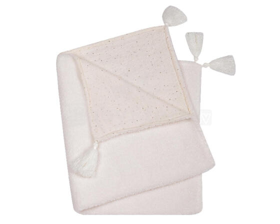 DUET BABY 738 Musliini tekk trükk + Boucle 90x80 cm