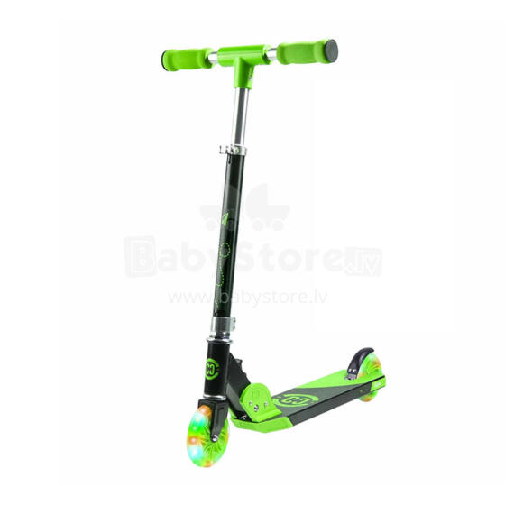 Core Foldy Kids Scooter Art.CRE-FLD-KS-BG Green Kaherattaline tõukeratas