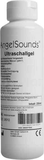 AngelSounds Ultrasound Gel/Sonography Gel Art.287250 Loote Doppleri geel, 250 ml
