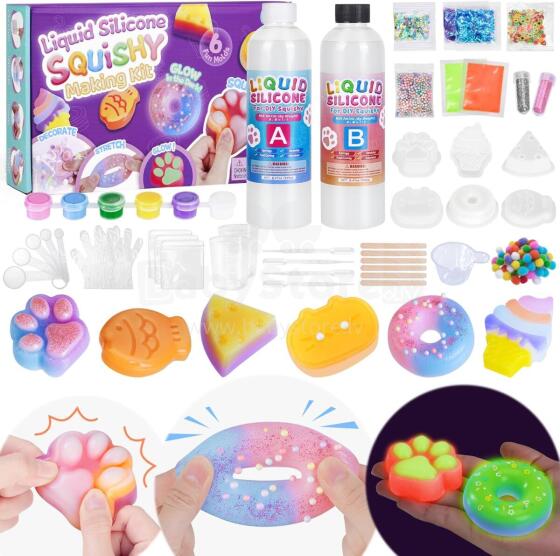 Squishy DIY Kit Art.287282 täitepakk limapalli masinale