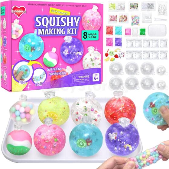 Doodora Squishy DIY Kit Art.287283 täitepakk limapalli masinale
