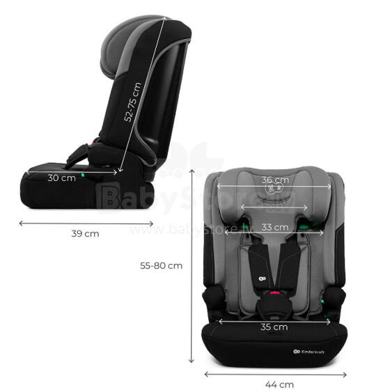 KINDERKRAFT Autoistme I-COMFY i-Size TUMED HALL