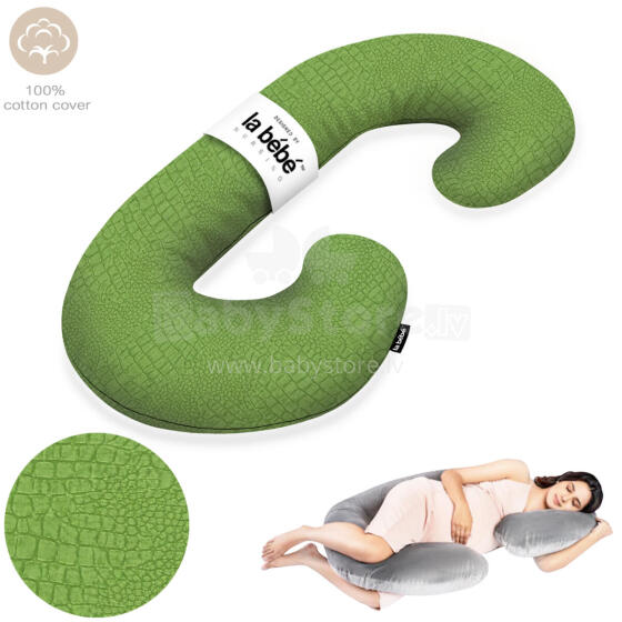 La Bebe™ Maternity Pillow Cotton Sì -Duo Art. 5-171 Wild Life. Multifunctional maternity pillow with memory foam filling
