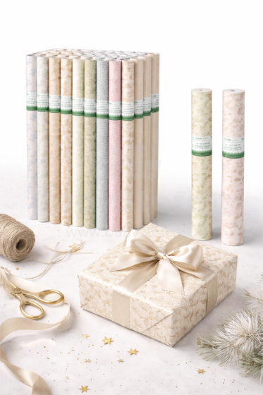 Gift Paper Eco Recycled Design Art.287782 Kinkepaber 200x70cm