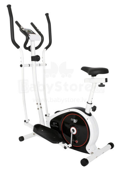 CHRISTOPEIT SPORT ellipsikoolitaja + treeningratta CT4. Treeningratta ja ellipsikoolitaja kombinatsioon 7kg/100kg