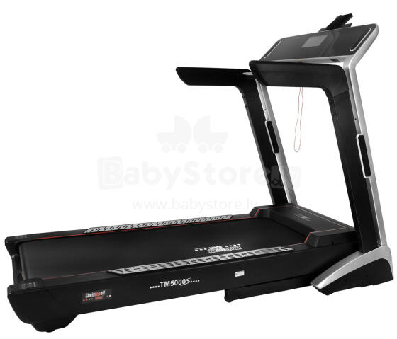 CHRISTOPEIT SPORT jooksuriba TM 5000S 1-22 km/h, TFT ekraan, 35 programmi, bluetooth