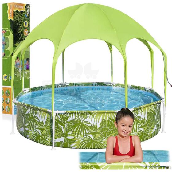 Laste Raamiga Bassein Katusega 244x51 cm Bestway 56432
