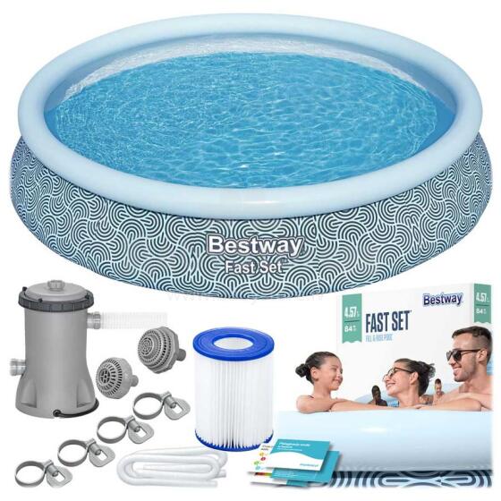 Bestway 57313NN 457 x 84 cm 9-in-1 Üksik Bassein