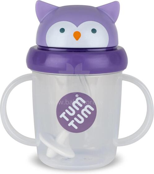 Tum Tum Baby Cup Art.288462 Olivia Owl Beebipudel kõrrega, 200 ml, lastele alates 6. elukuust