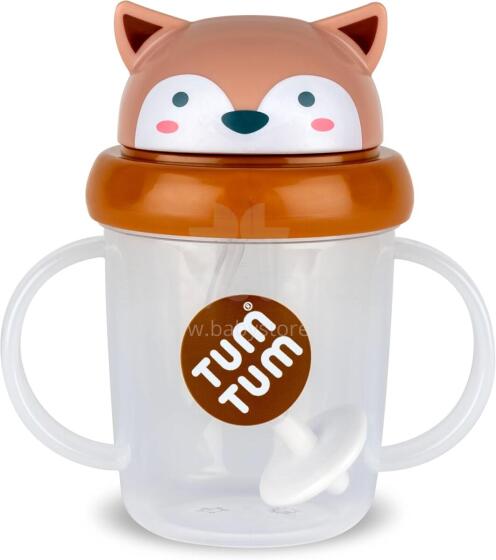 Tum Tum Baby Cup Art.288463 Fergus Fox Beebipudel kõrrega, 200 ml, lastele alates 6. elukuust