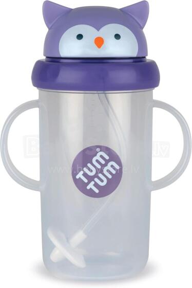 Tum Tum Baby Cup Art.288479 Owl Beebipudel kõrrega, 300 ml, lastele alates 6. elukuust