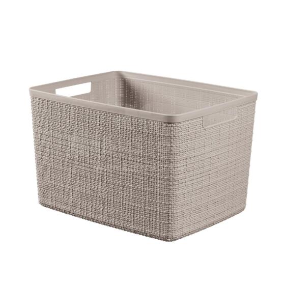 Džuutkorv L 20L 36x28x23cm beež