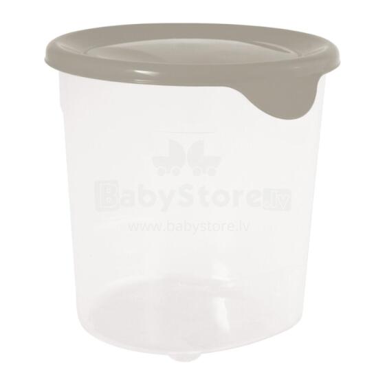 Food container round 1L Fresh&amp;amp;Go beige