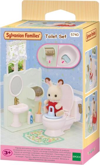 Sylvanian Toilet Set Art.5740 tualettkomplekt - nukumaja mööbel