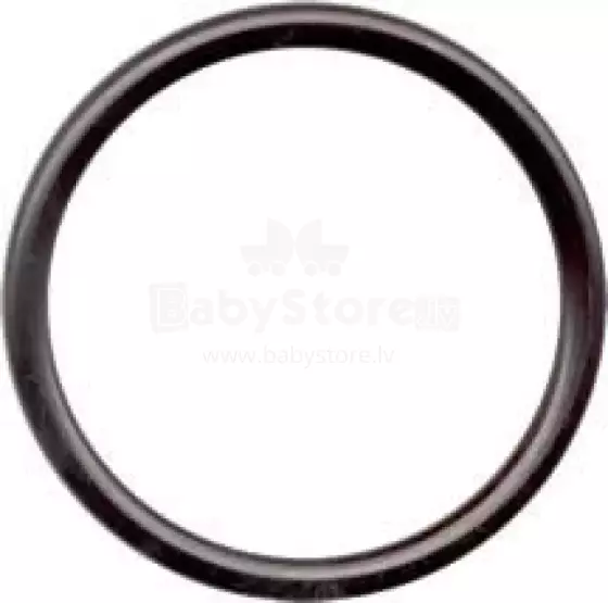 Little Frog Ring Aluminium Art.289157 Black Mustad alumiiniumist kanderõngad, suurus M