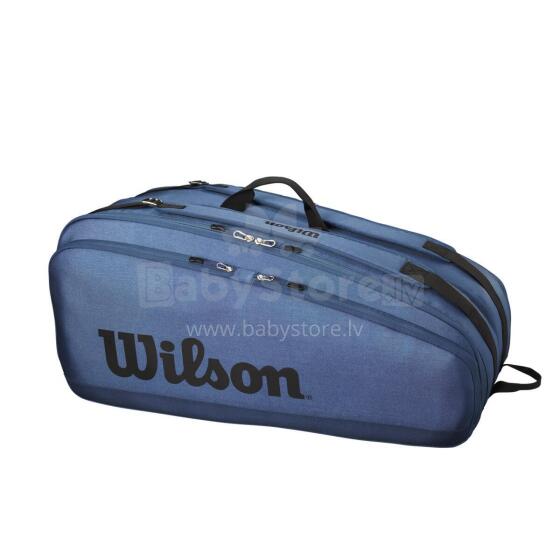 WILSON SPORDIKOTI TOUR 12 PK MUSTA/SININE