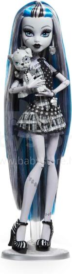 Monster High Reel Drama – Frankie Stein mustvalge kogumisnukk ja plakat