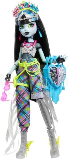Monster High Frankie Stein nukk – festivalilook ja aksessuaarid