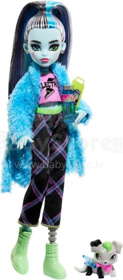 Monster High Creepover Party – Frankie Stein pidžaamakomplekt Watzie ja aksessuaaridega