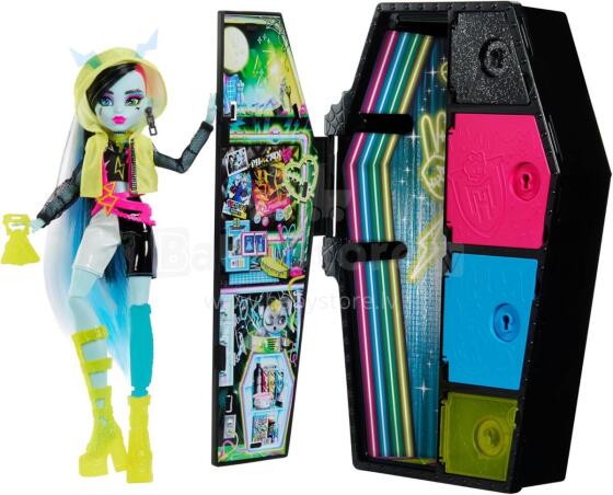 Monster High Skulltimate Secrets – Neon Frights Frankie Stein ja helendavad üllatused