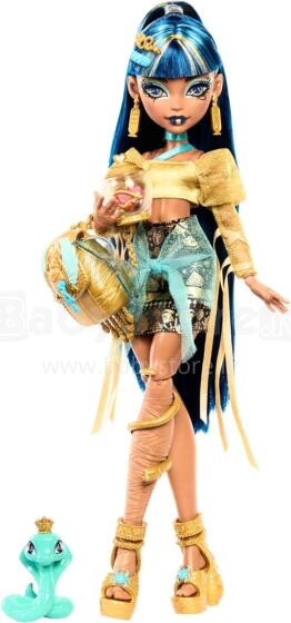 Monster High Cleo De Nile nukk – kuldne kuninglik stiil Hissette ja tarvikutega