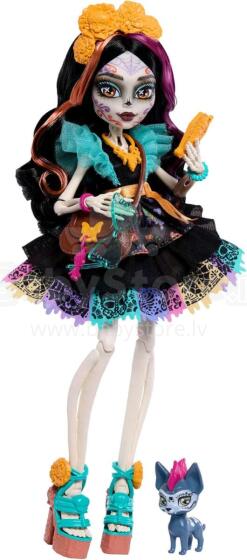 Monster High Skelita Calaveras nukk – värvikas papel picado stiil
