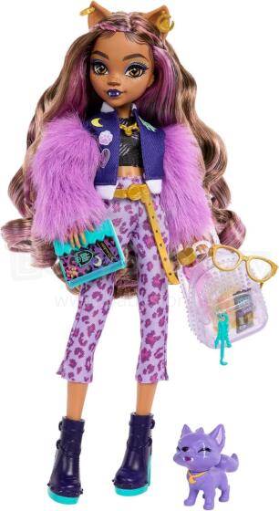 Monster High Clawdeen Wolf nukk – stiilne välimus koos Crescentiga