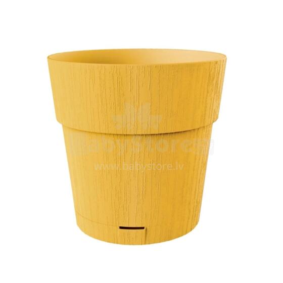 Lillepott alusega Ethica &Oslash;25x25cm sinepikollane