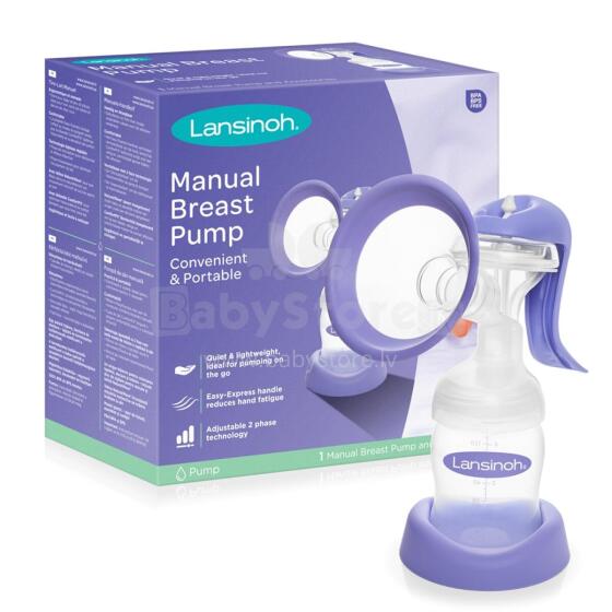 Lansinoh Manual Breast Pump Art.50555 manual breast pump, 1 pc.