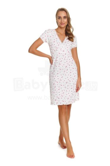 Doctornap  Cotton Night Dress Art.TCB.7449.ROSES_KISS.S.01 Cotton nightgown for pregnant/nursing