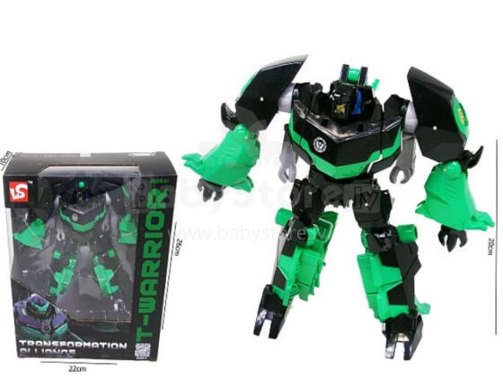 ROBOT / TRANSFORMER - 50516 - roheline - suurus 20 cm