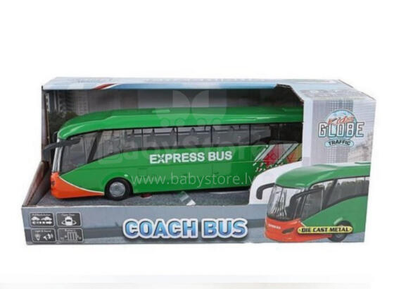 AUTOBUS METALLI MOOTORIGA PÜHAD KÄED. 18,5 CM