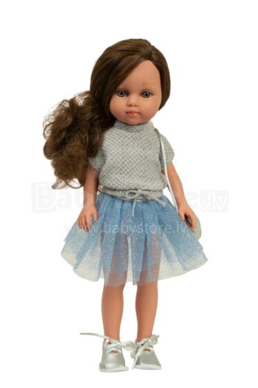 Arias nukk tüdruk Carlota sinises seelikus, 36 cm