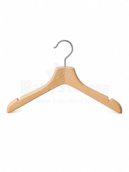 Bebe Basic Cloth Hanger Art.291992  riidepuu, naturaalne värvitoon, 1pk